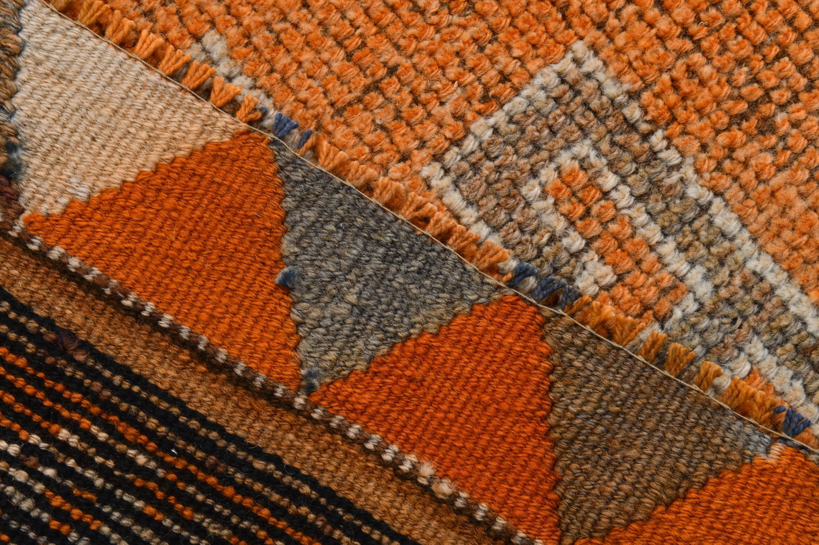 2'9'' x 11'10'' Vintage Wool Runner Rug - 22020 - 16