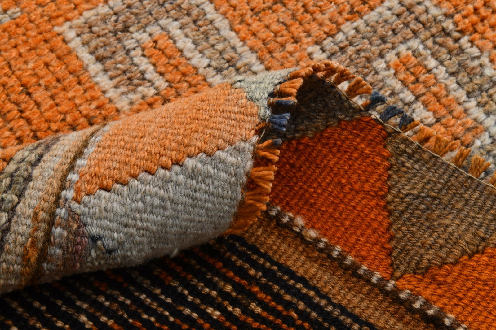 2'9'' x 11'10'' Vintage Wool Runner Rug - 22020 - 17