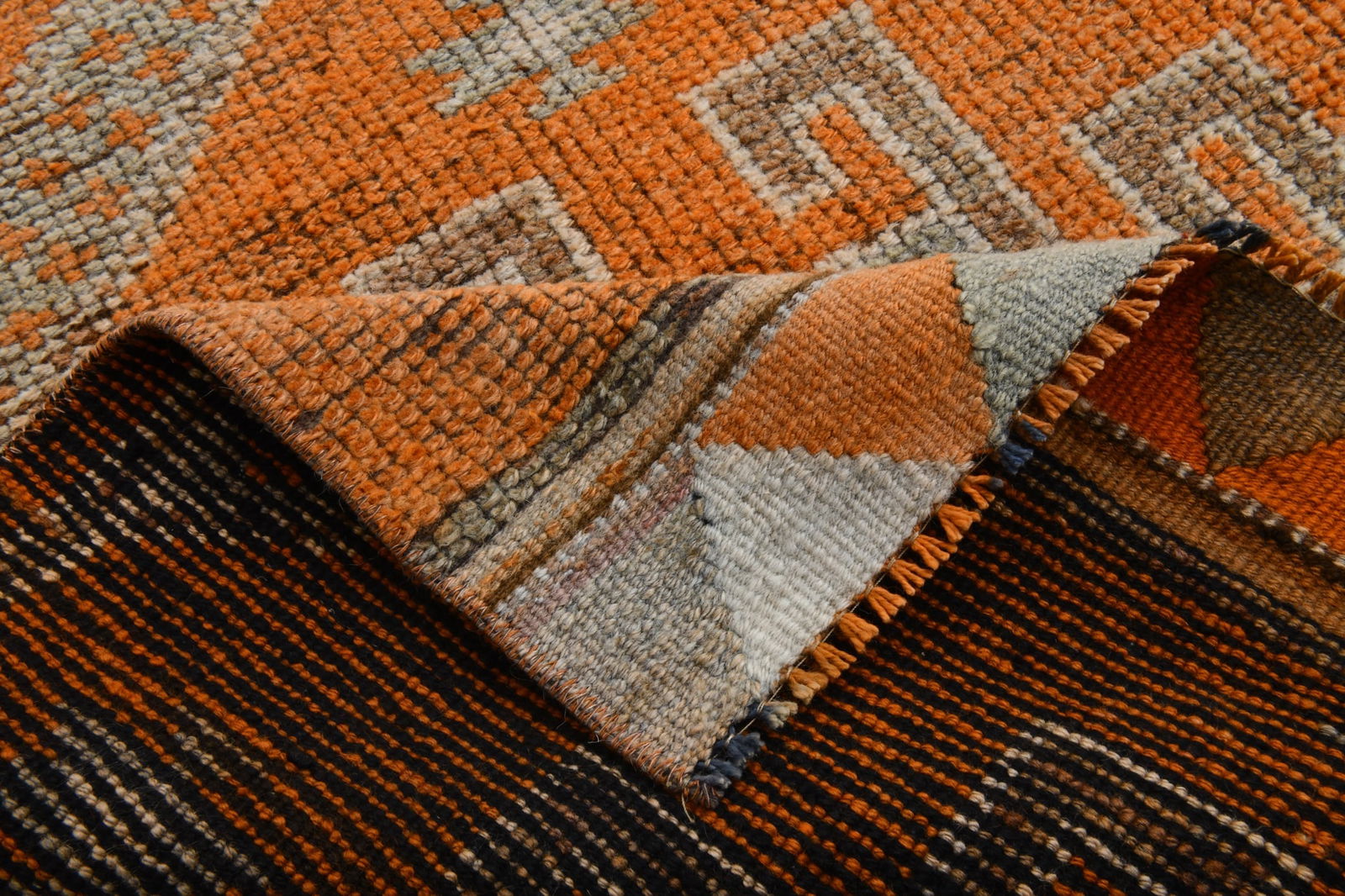 2'9'' x 11'10'' Vintage Wool Runner Rug - 22020 - 18