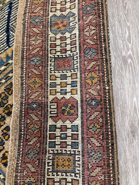 Antique Persian Camel Hair Serab Runner-5001 - 7