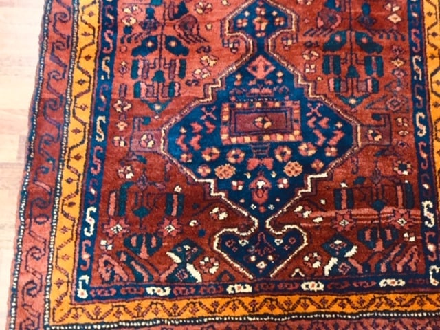 Vintage Persian Kurd- Bijar Runner-4737/22 - 2