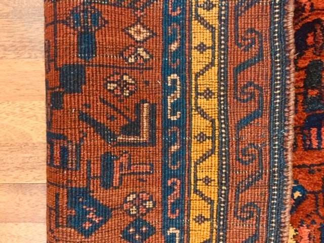 Vintage Persian Kurd- Bijar Runner-4737/22 - 8