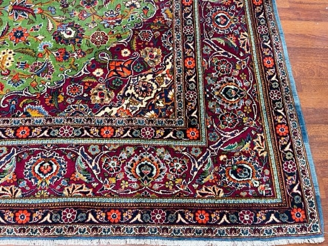 Antique Persian kashan Rug-5015 - 2