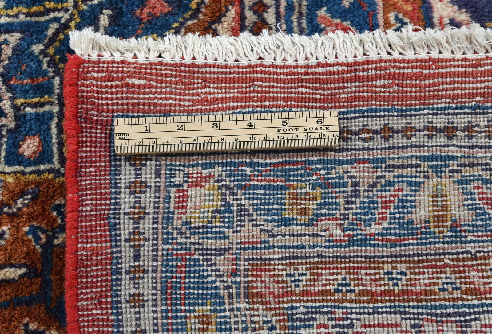 Vintage Red Floral Traditional 10X13 Mahal Persian Rug - 11