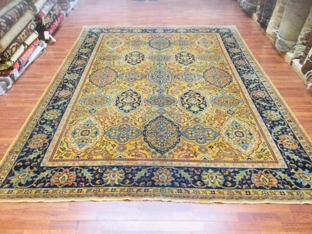 Antique decorative European /Spain rug-695 - 2