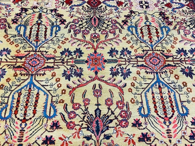 Antique persian Farahan Sarouk Rug-4784 - 3