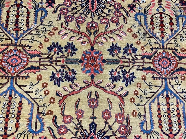 Antique persian Farahan Sarouk Rug-4784 - 8