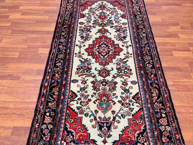 Antique Persian hamadan Rug-3449 - 7