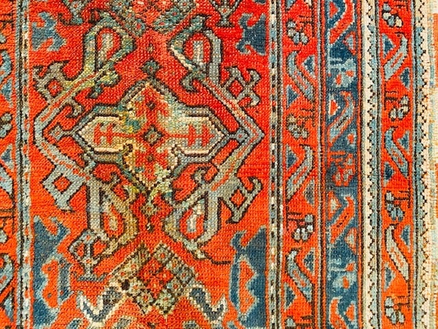 Antique Turkish Ushak Rug-2326 - 3