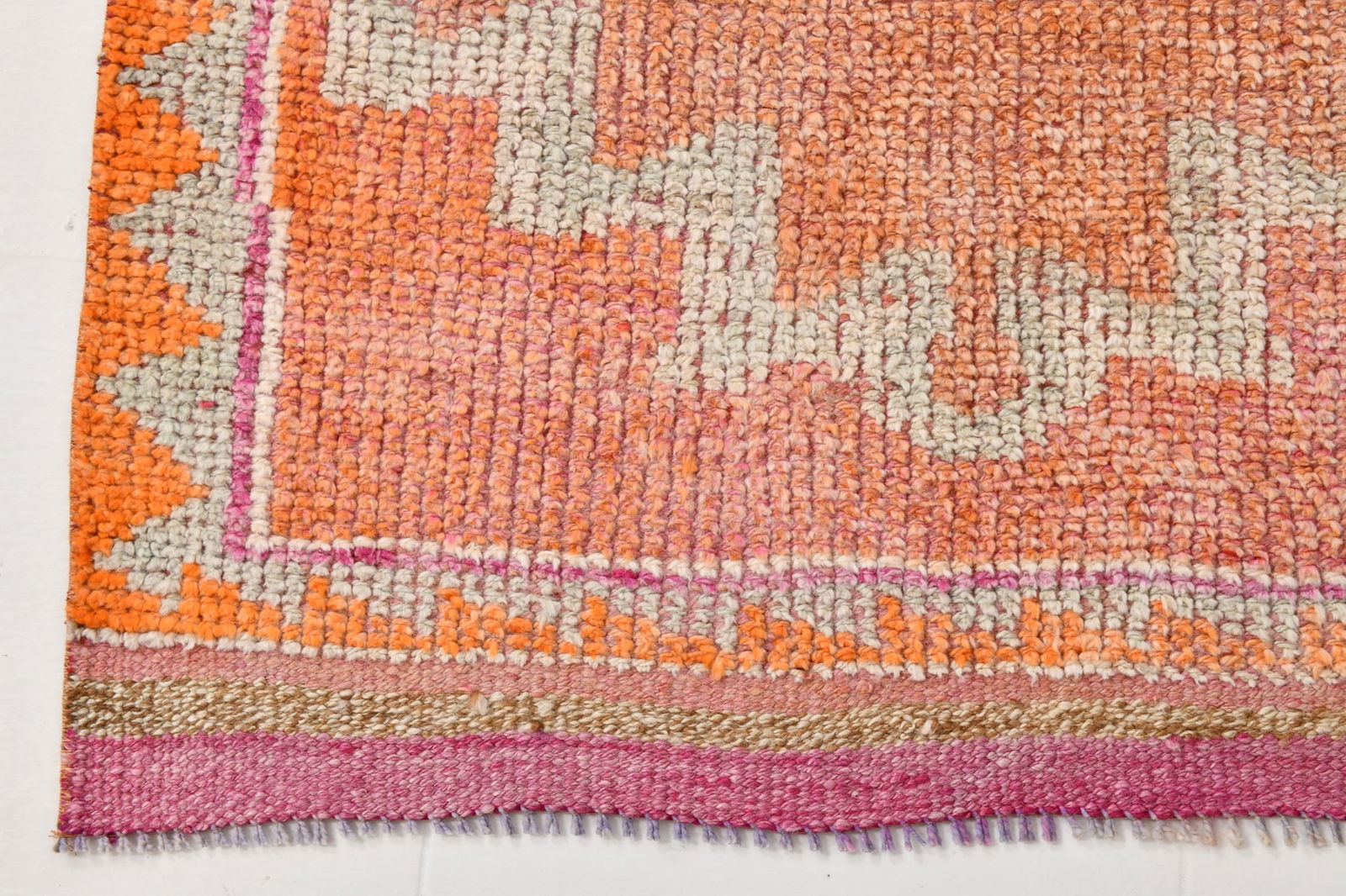 3'3'' x 11'0'' Vintage Wool Runner Rug - 22034 - 12