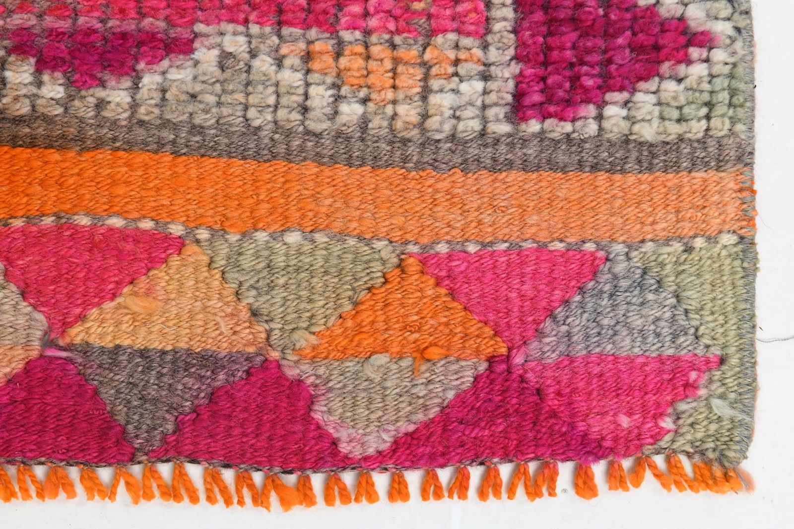 3'1'' x 11'5'' Vintage Wool Runner Rug - 19877 - 10