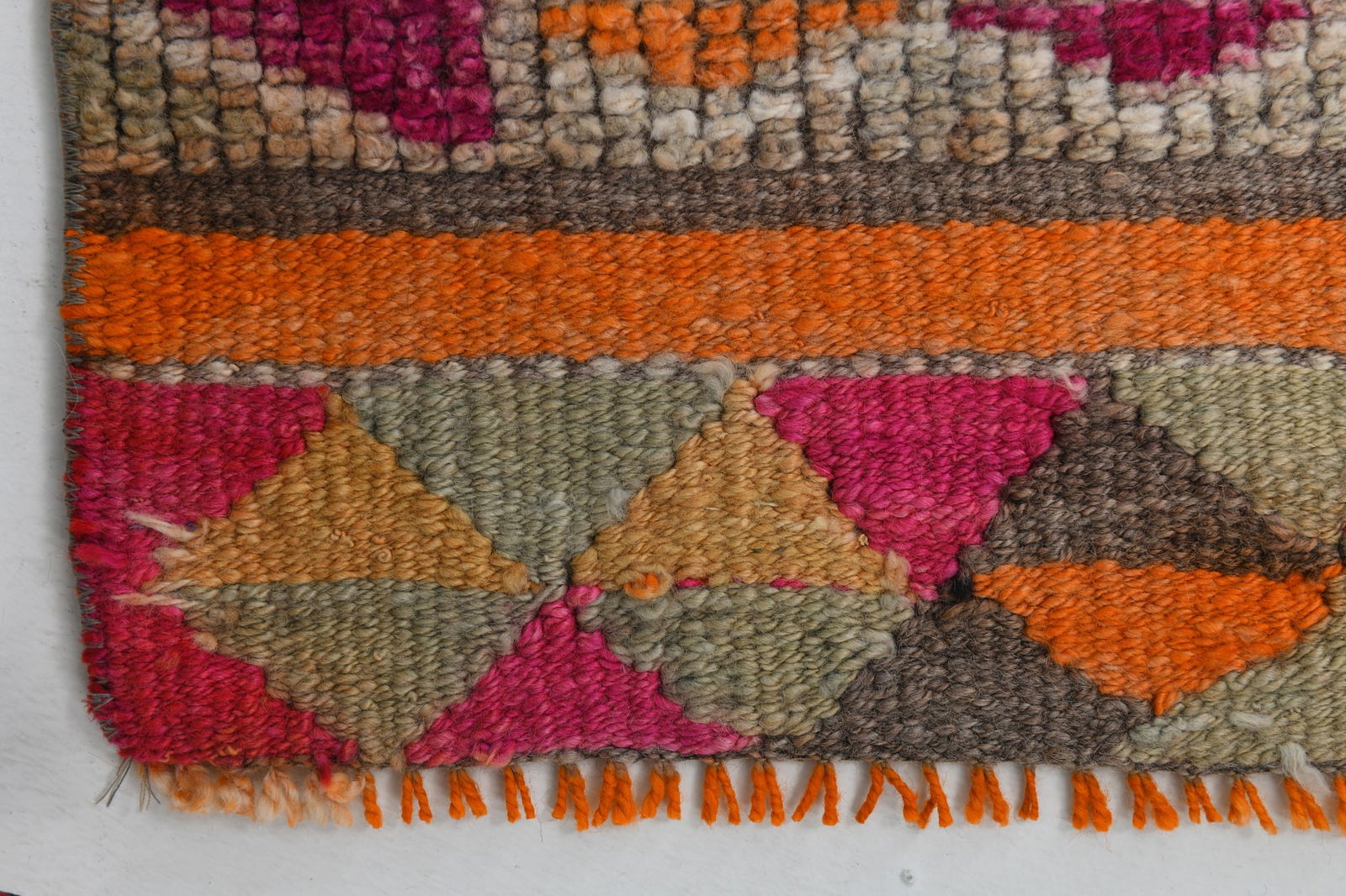 3'1'' x 11'5'' Vintage Wool Runner Rug - 19877 - 11