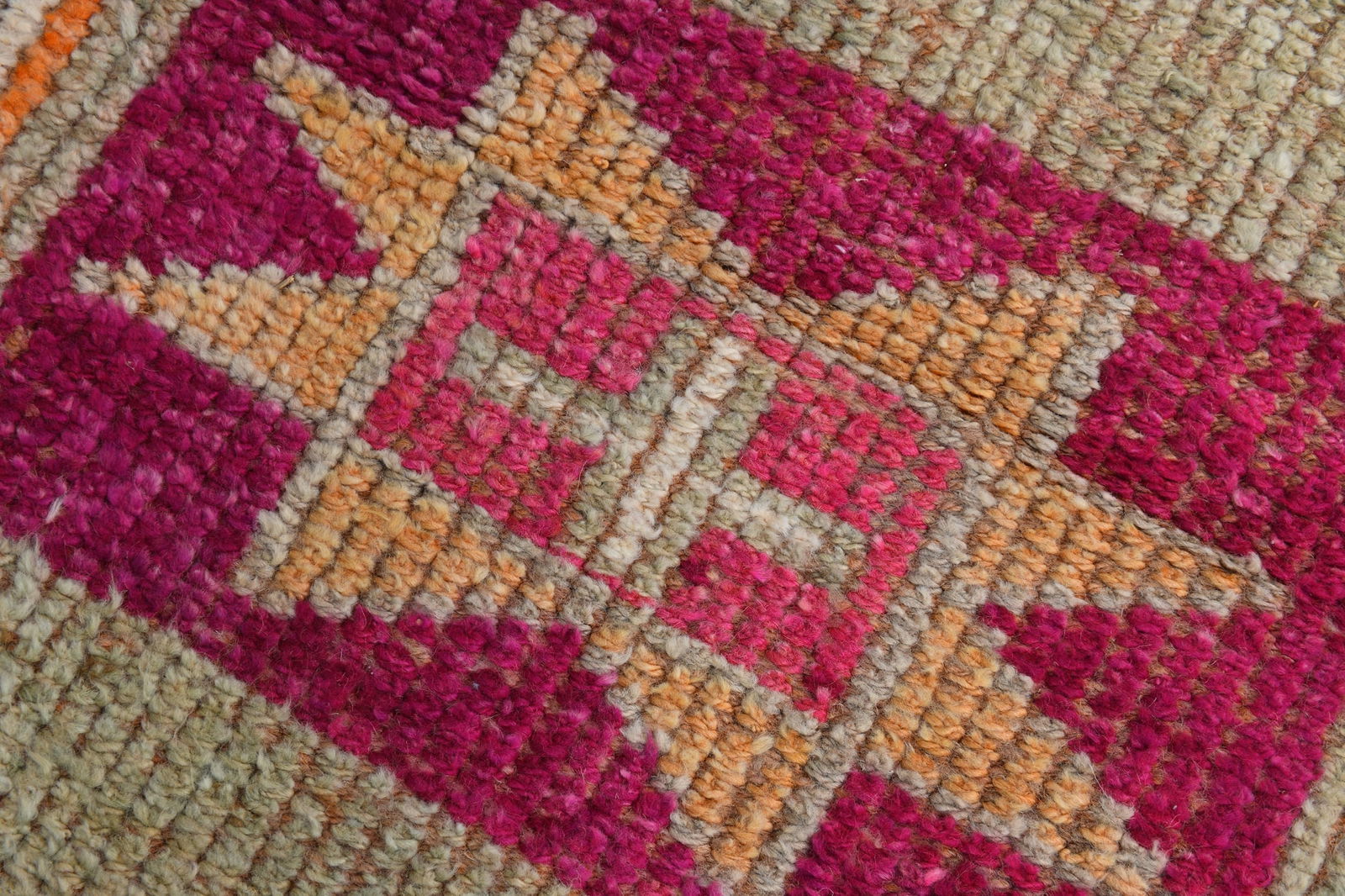 3'1'' x 11'5'' Vintage Wool Runner Rug - 19877 - 7