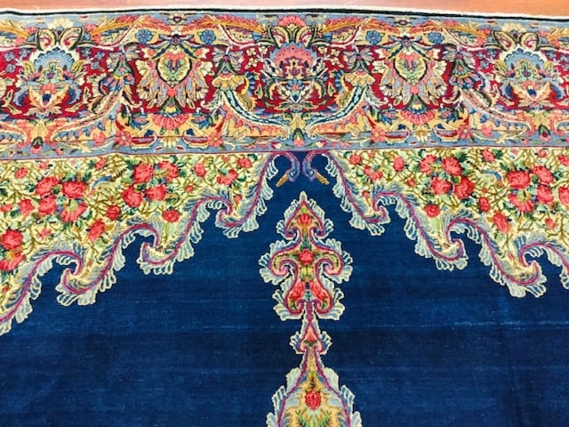Antique Persian Ravar Kerman-1836 - 10