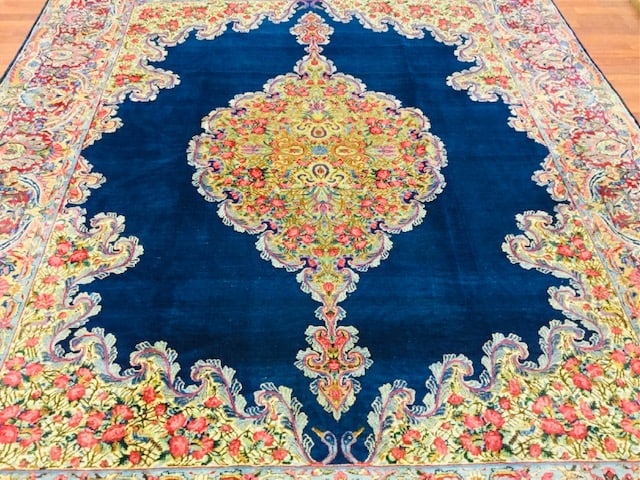 Antique Persian Ravar Kerman-1836 - 12