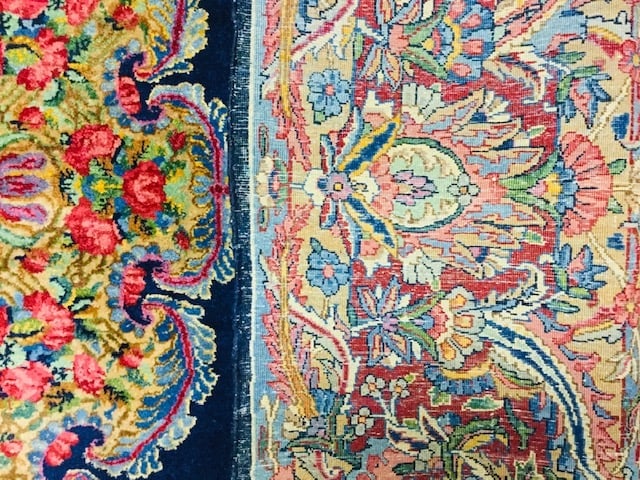 Antique Persian Ravar Kerman-1836 - 13