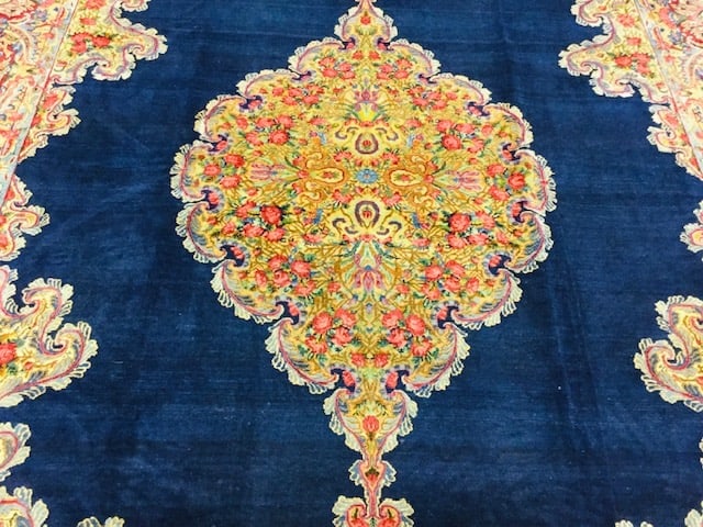 Antique Persian Ravar Kerman-1836 - 5