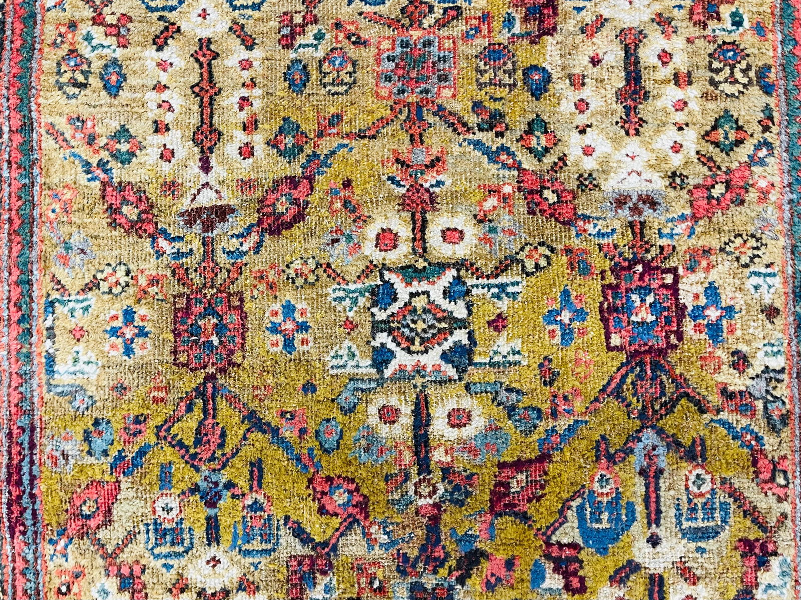 Antique Persian Camel Hair Northwest Runner -4346 - 7