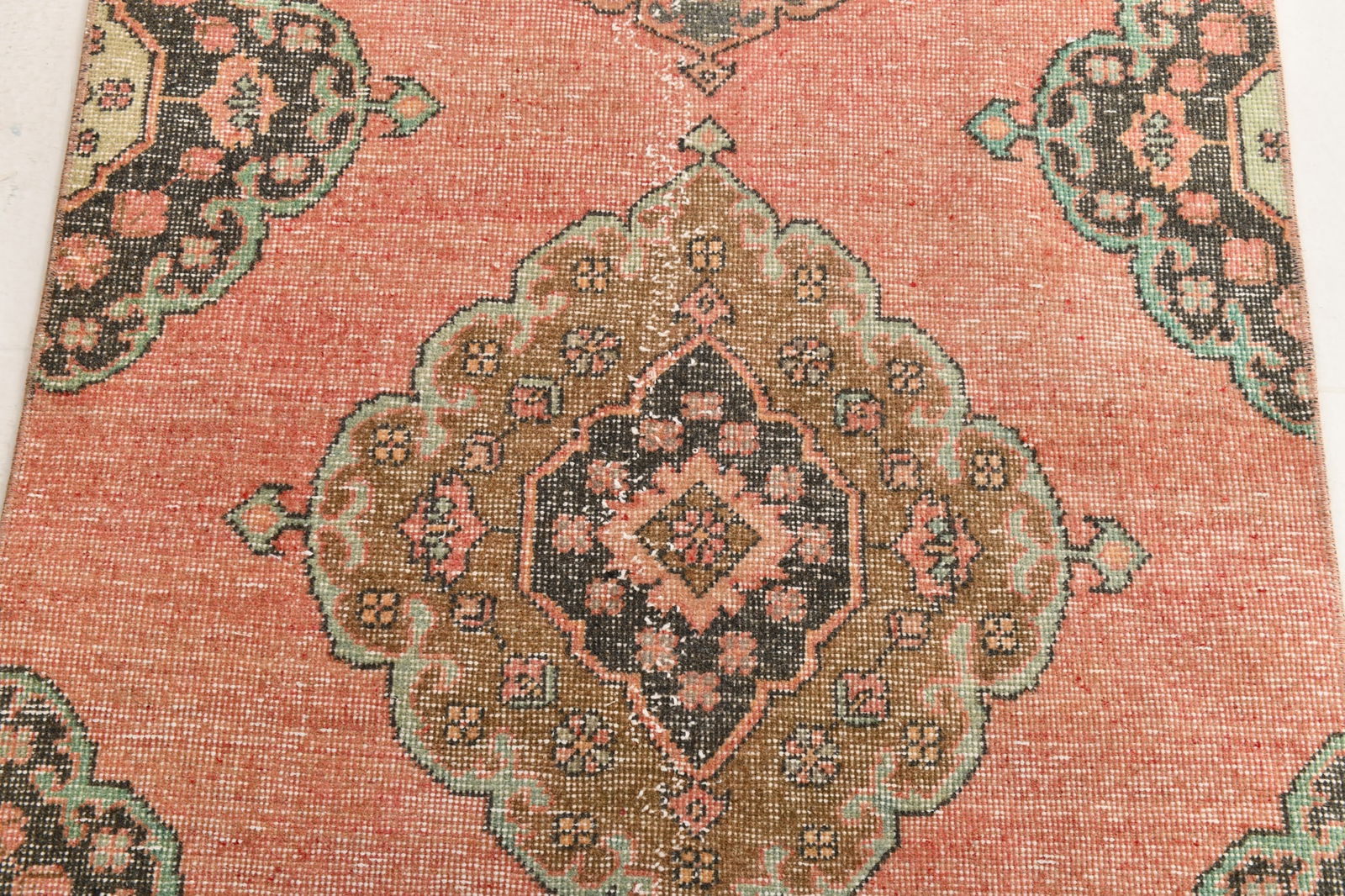 2'11'' x 11'8'' Handmade Vintage Wool Rug - 23995 - 7