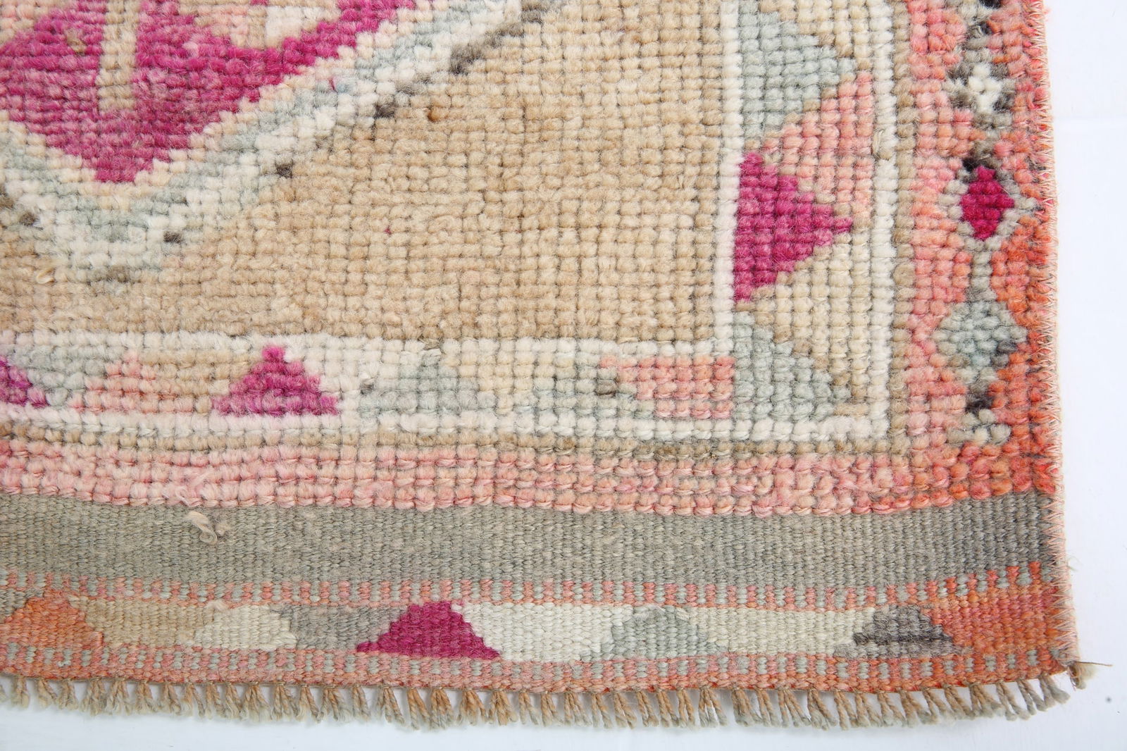 2'7'' x 12'2'' Vintage Wool Runner Rug - 18480 - 16