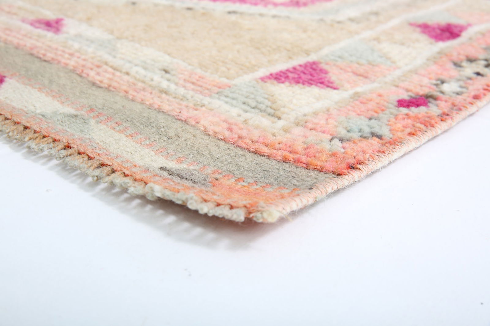 2'7'' x 12'2'' Vintage Wool Runner Rug - 18480 - 8