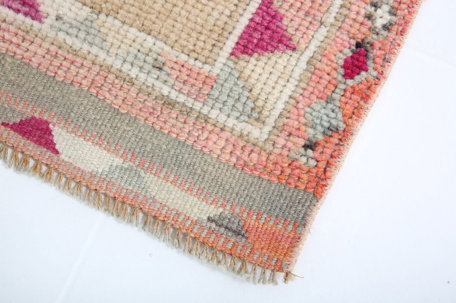 2'7'' x 12'2'' Vintage Wool Runner Rug - 18480 - 9