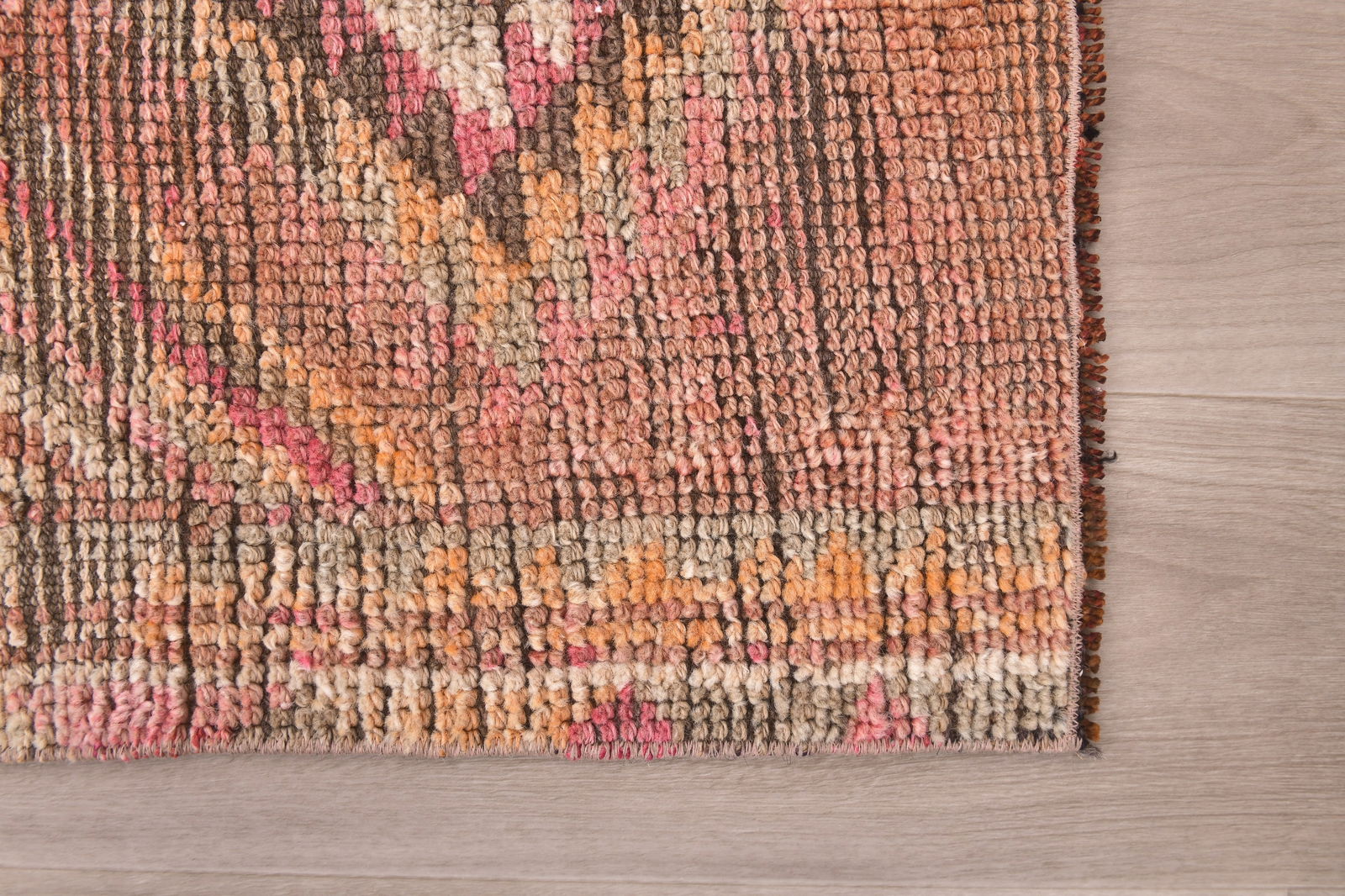 2'7'' x 10'5'' Handmade Vintage Wool Rug - 240493 - 10