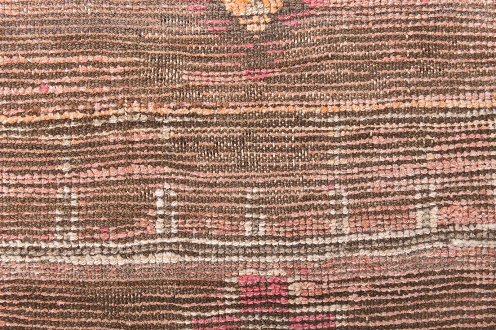 2'7'' x 10'5'' Handmade Vintage Wool Rug - 240493 - 5