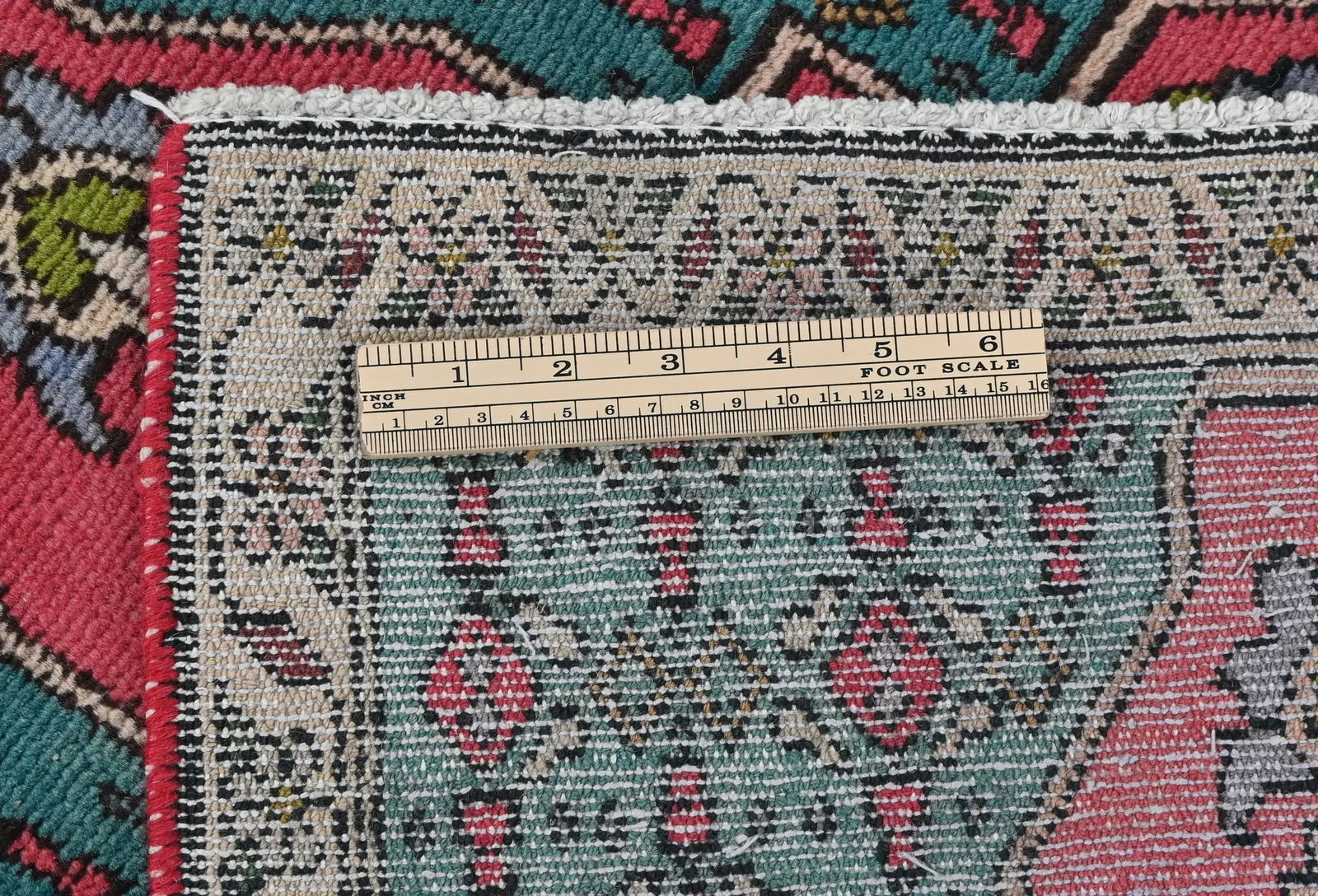 Semi Antique Muted Floral 1'11X2'8 Distressed Oriental Rug - 12