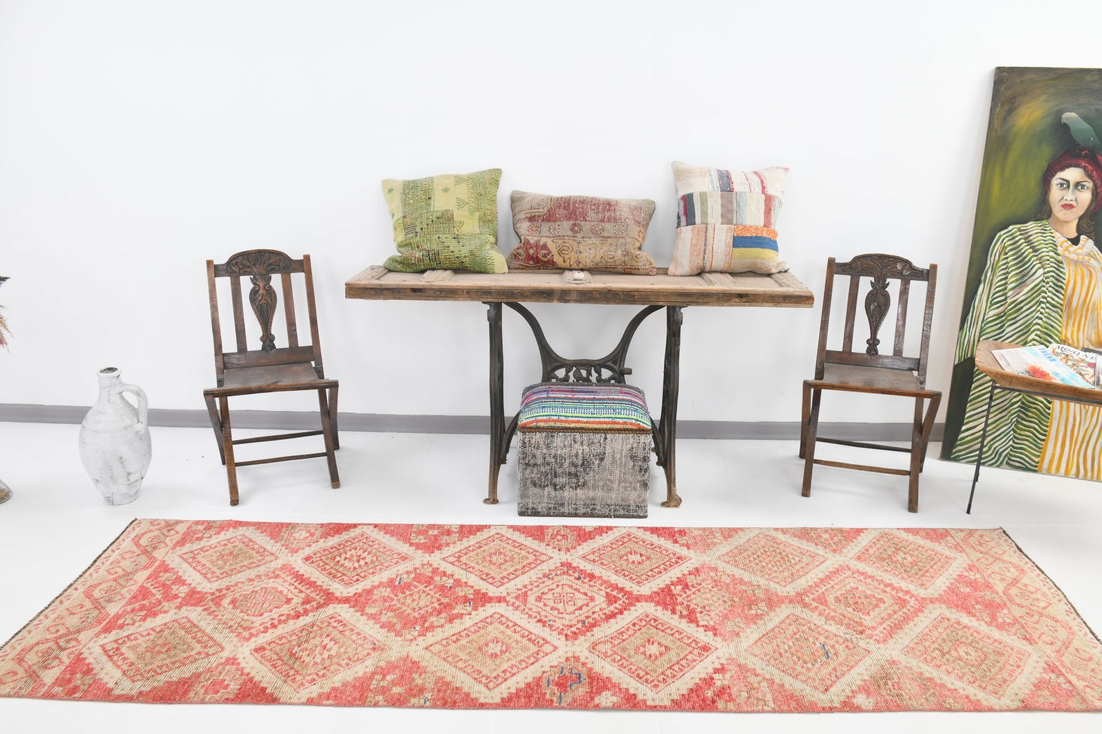 2'11'' x 10'0'' Turkish Vintage Runner Rug - 20568 - 2