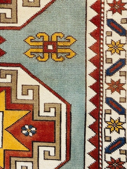 Vintage Hooked Kazak design Rug-4805 - 4