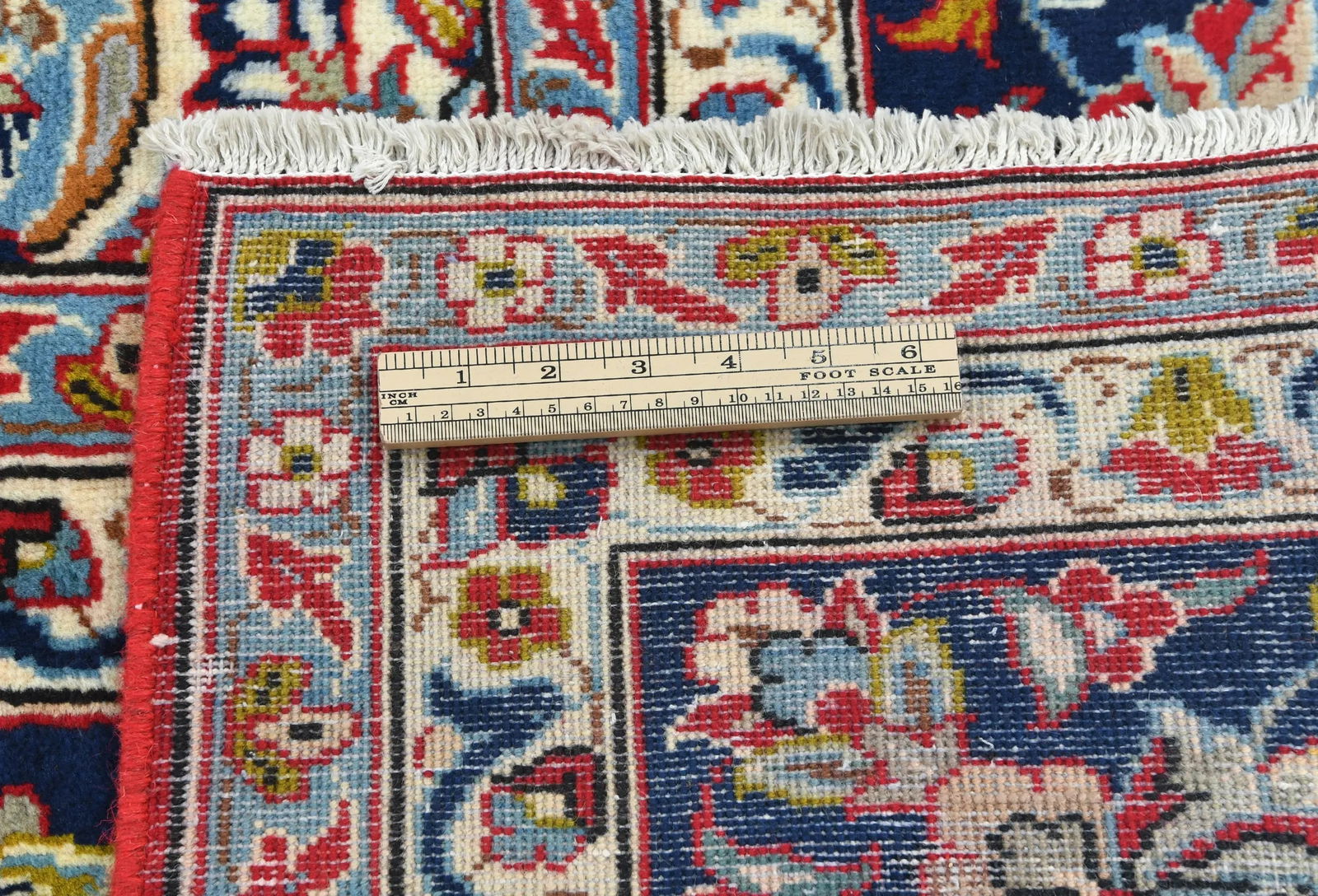 Vintage Red Traditional 9X13 Najafabad Persian Rug - 11