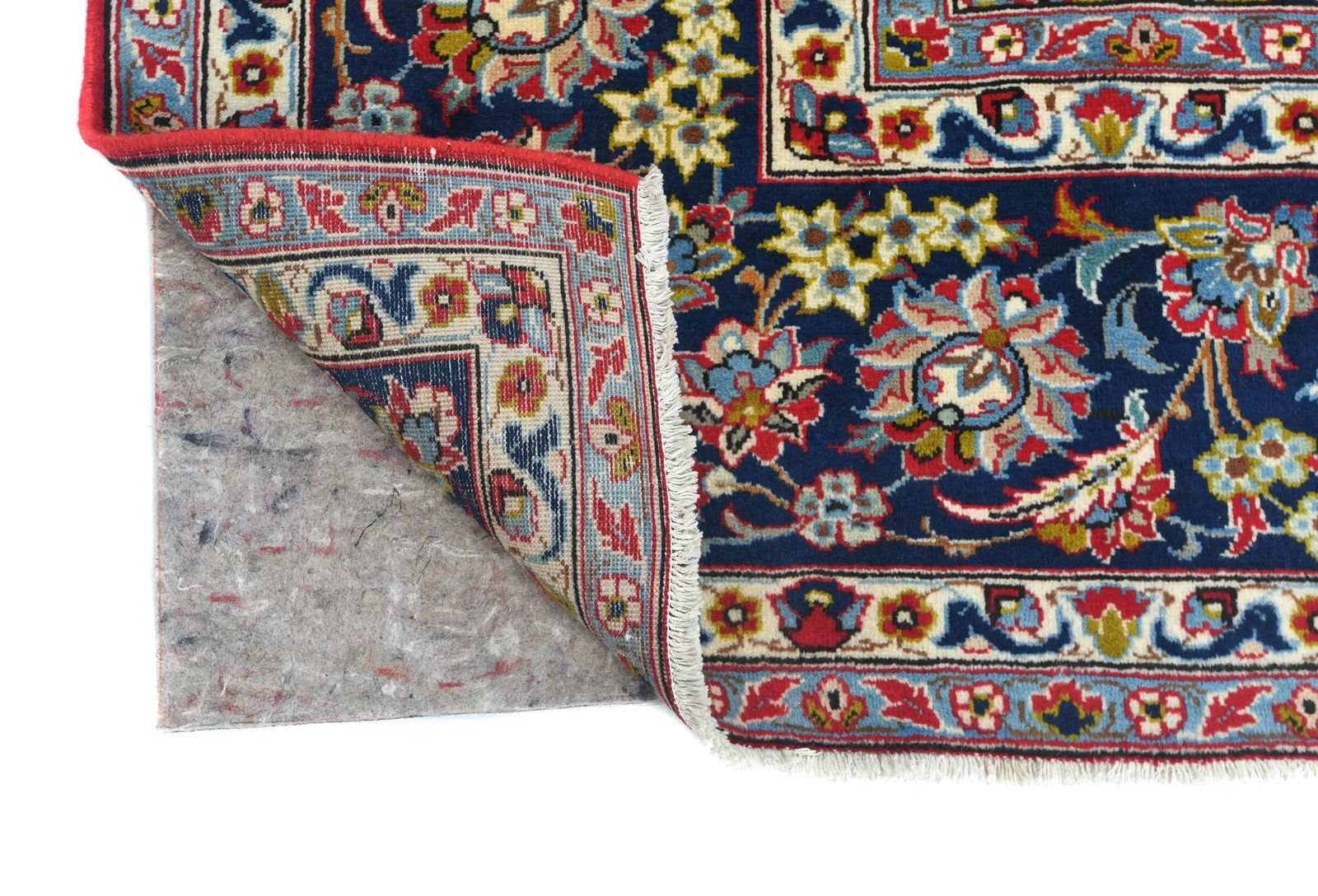 Vintage Red Traditional 9X13 Najafabad Persian Rug - 12