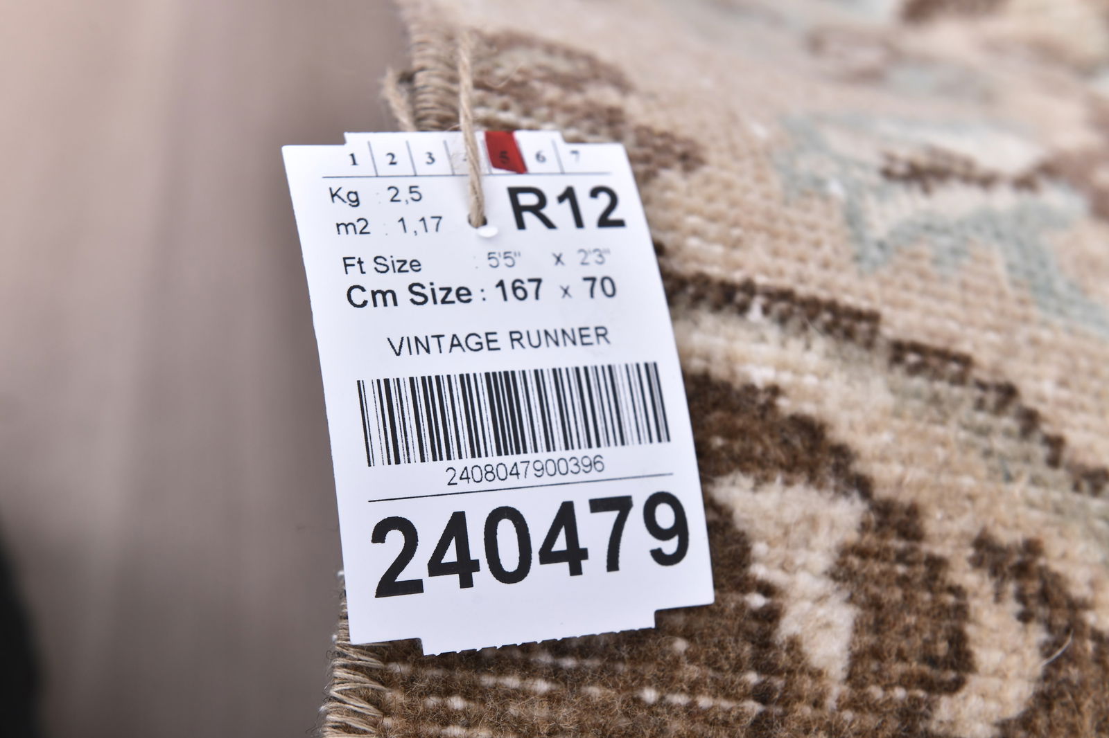 2'3'' x 5'5'' Turkish Vintage Runner Rug - 240479 - 14