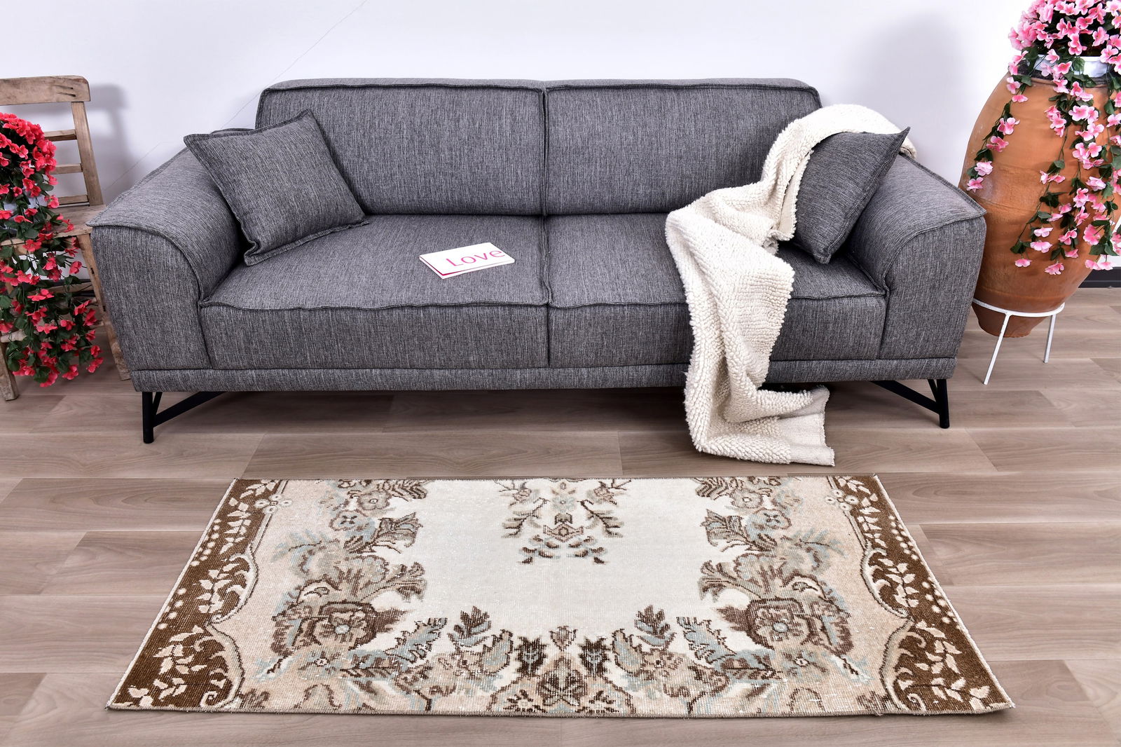 2'3'' x 5'5'' Turkish Vintage Runner Rug - 240479 (1 of 14)