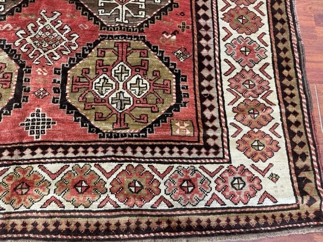 Antique Gallery size Karabagh Caucasian Rug-3771 - 2