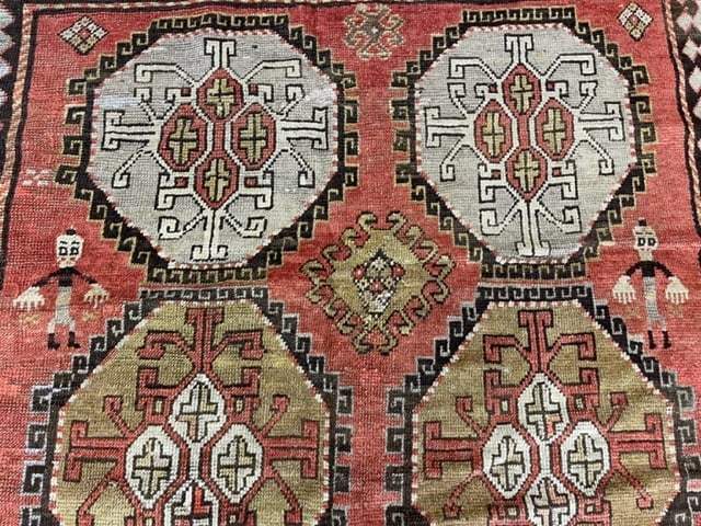 Antique Gallery size Karabagh Caucasian Rug-3771 - 6