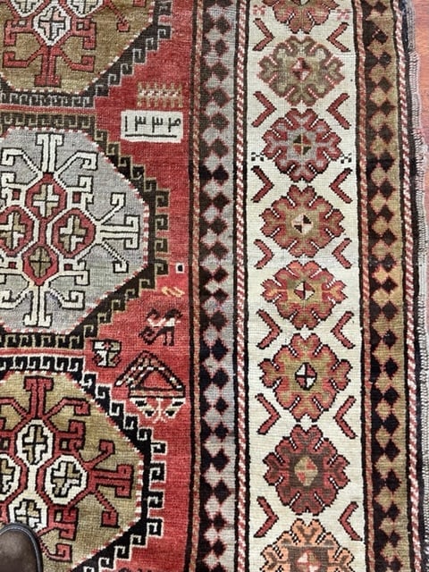 Antique Gallery size Karabagh Caucasian Rug-3771 - 9