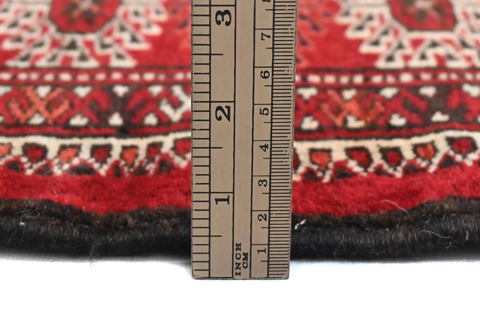 Vintage Red Tribal 4'7X5'8 Turkoman Persian Oriental Rug - 10