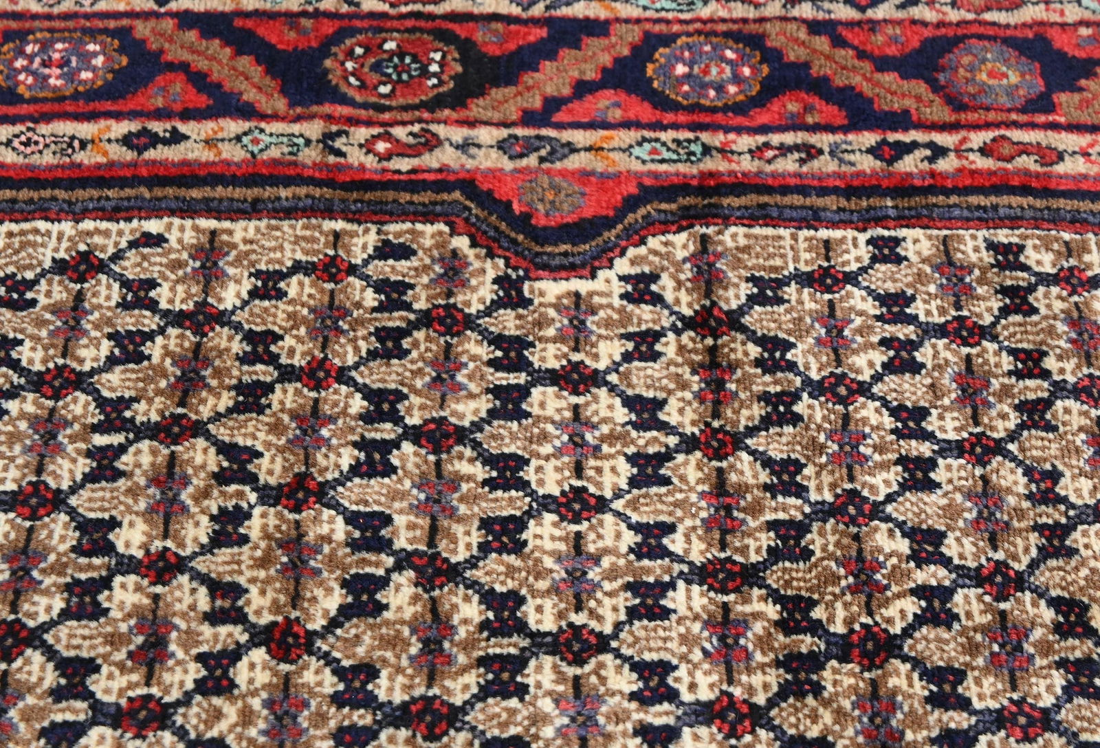 Vintage Cream Tribal 3X10 Koliaie Persian Runner Rug - 7