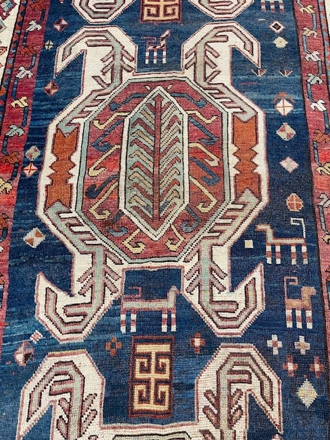 Antique lenkoran Caucasian Runner-3246 - 2