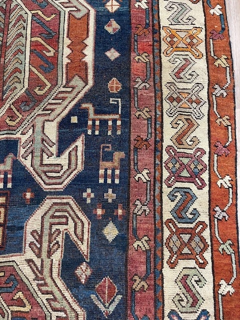 Antique lenkoran Caucasian Runner-3246 - 4