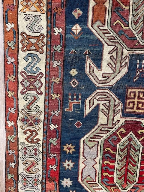 Antique lenkoran Caucasian Runner-3246 - 8