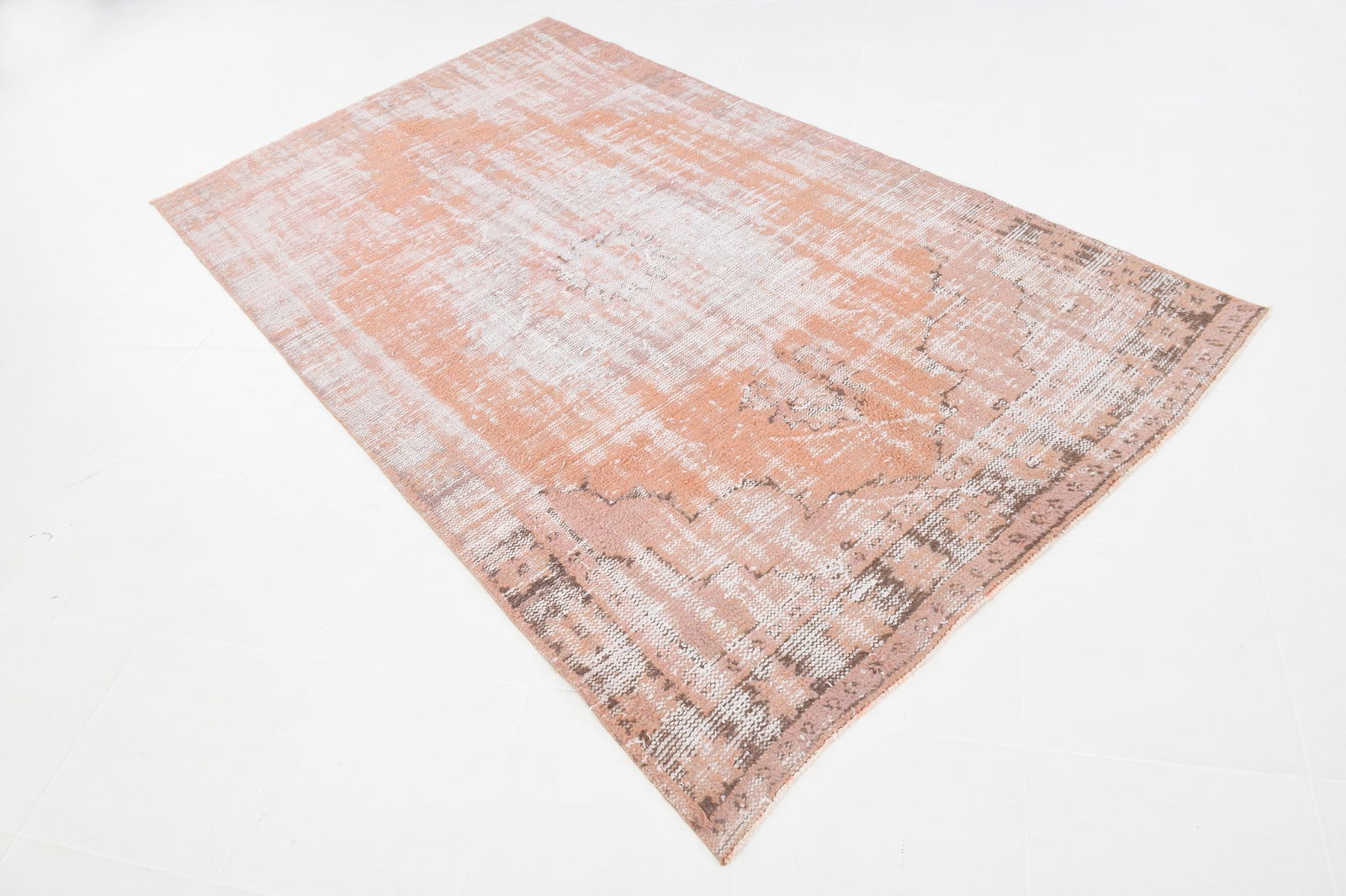 5'3'' x 9'2'' Vintage Wool Runner Rug - 7003 - 19