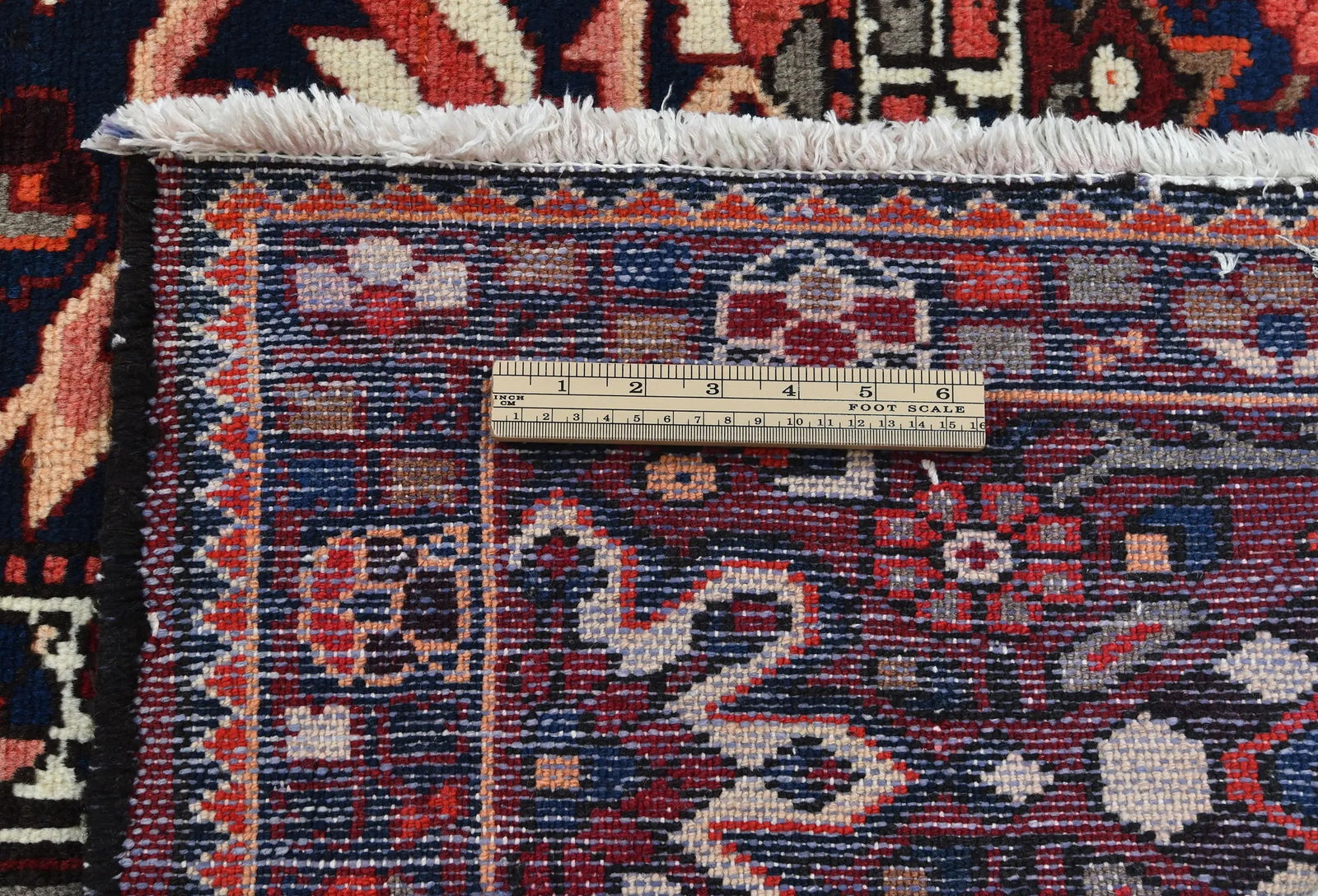 Vintage Red Floral 10X12 Bakhtiari Persian Rug - 11