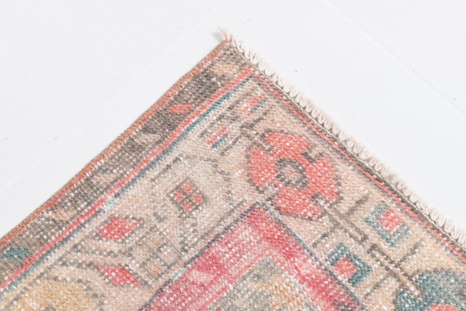 3'10'' x 8'3'' Vintage Wool Runner Rug - 20718 - 10