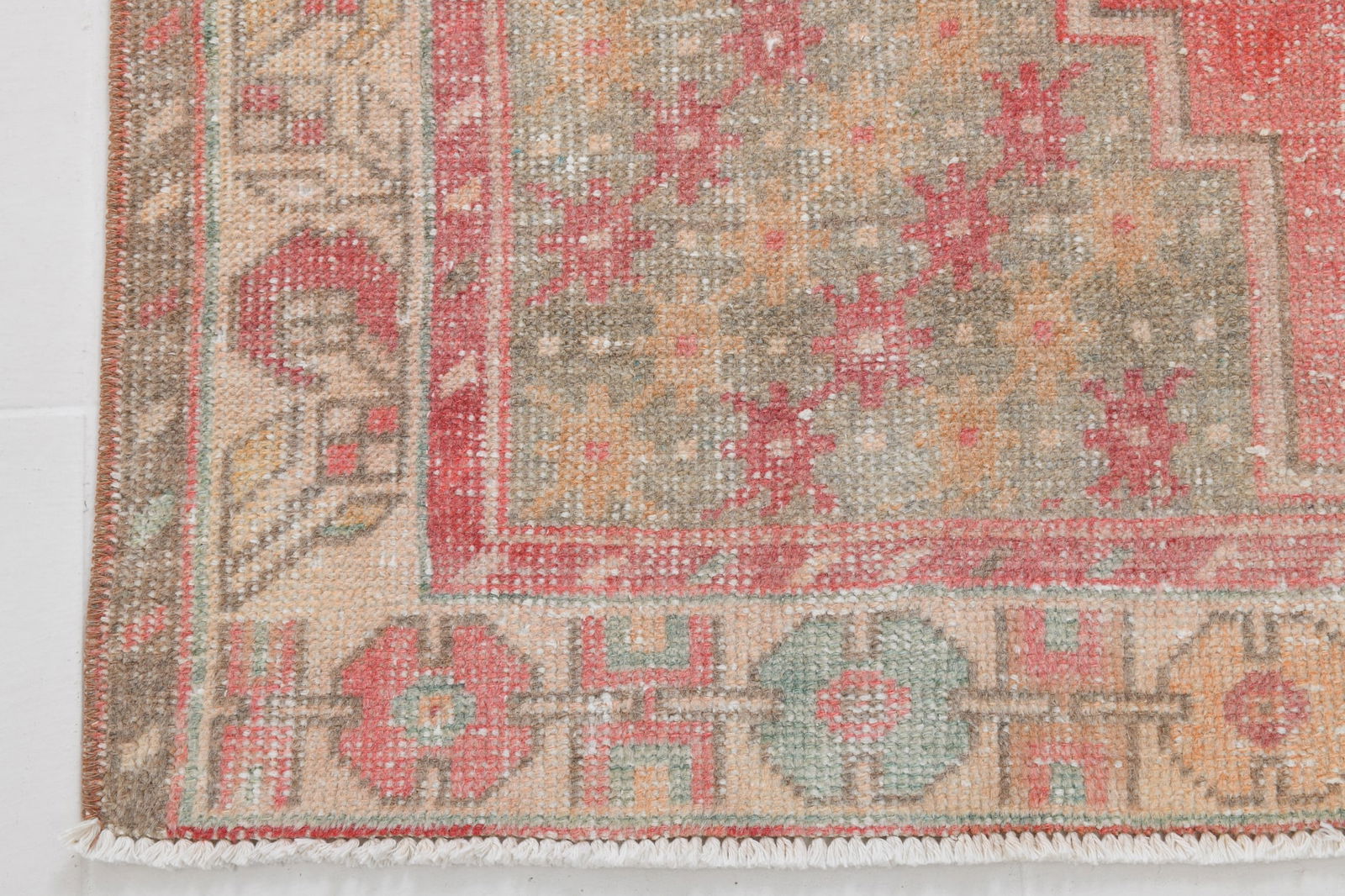 3'10'' x 8'3'' Vintage Wool Runner Rug - 20718 - 11