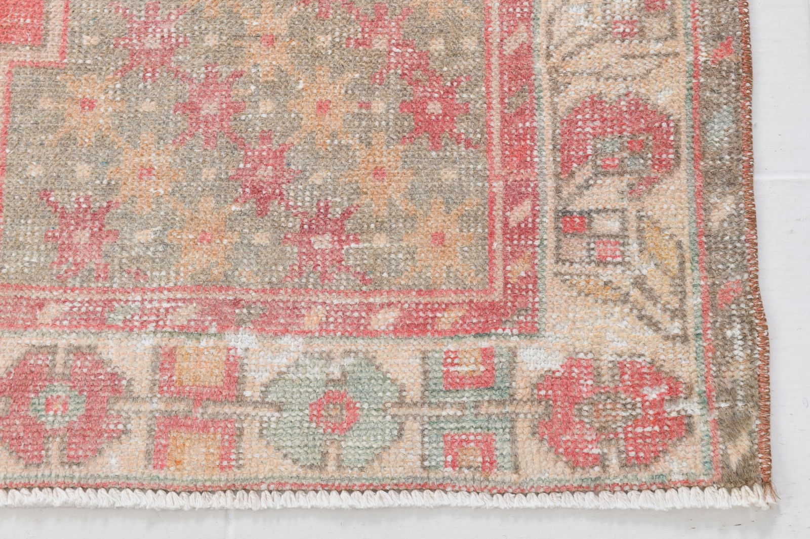 3'10'' x 8'3'' Vintage Wool Runner Rug - 20718 - 12