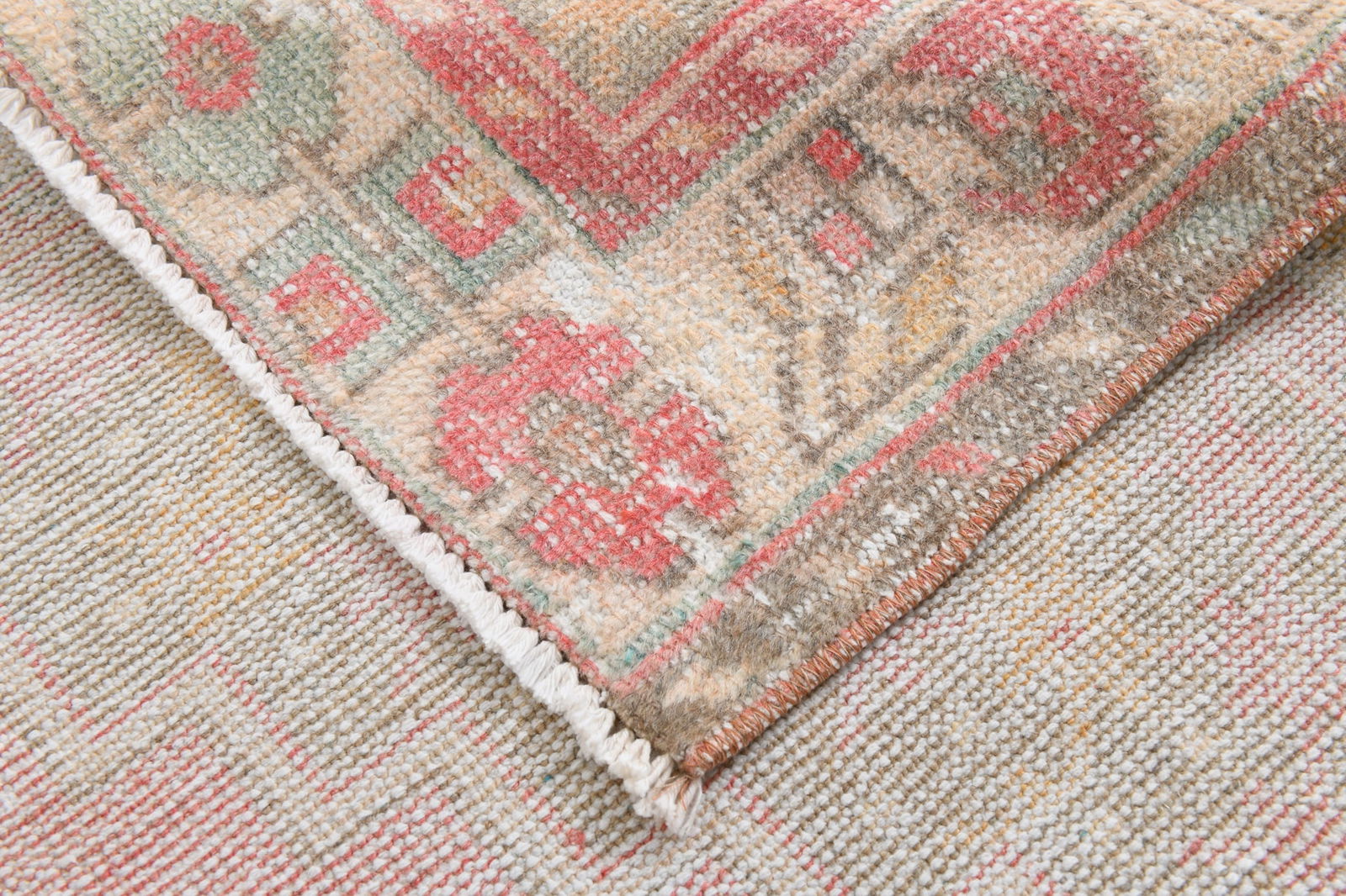 3'10'' x 8'3'' Vintage Wool Runner Rug - 20718 - 16