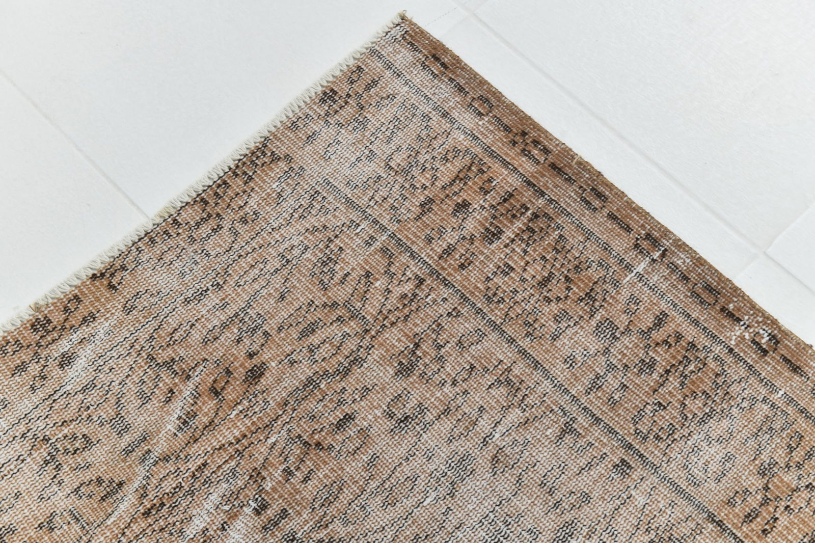 4'11'' x 8'0'' Vintage Wool Runner Rug - 18764 - 10